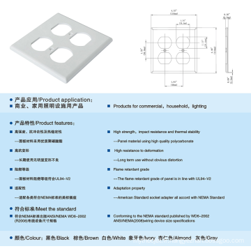 YGC-002 vente chaude étanche en plastique en gros plaque murale vierge